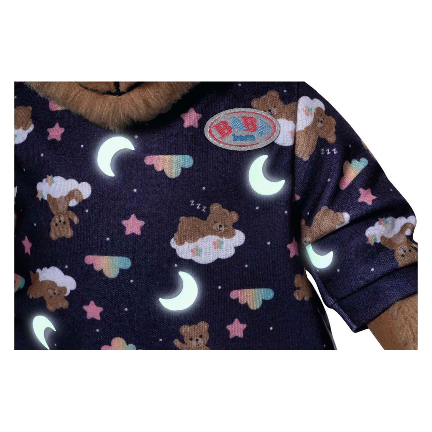 BABY Born Teddy Romper Glow in the Dark, 43cm