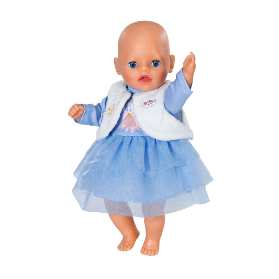 BABY Born Blauwe Jurkje voor Poppen, 36cm