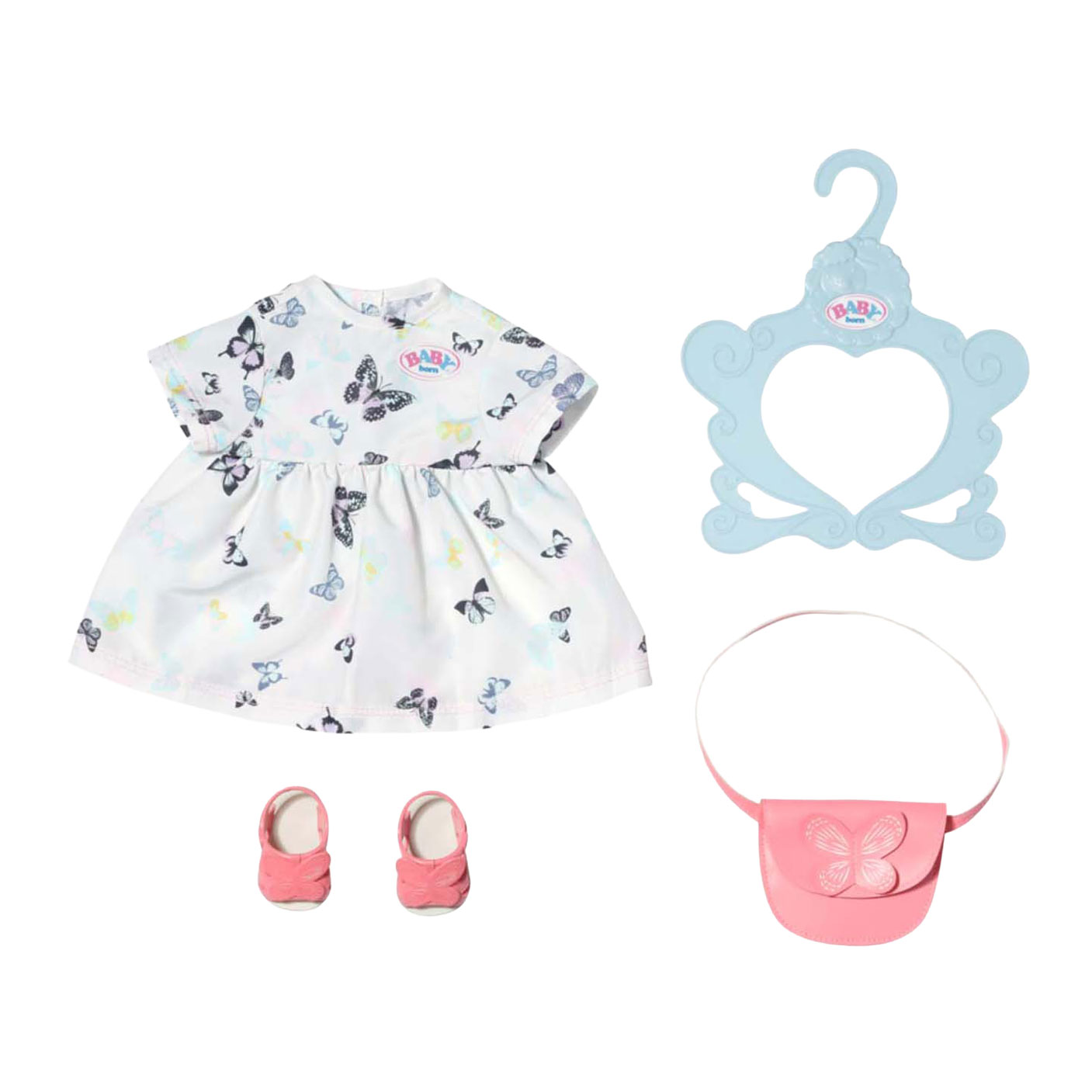 BABY born Vlinderjurk met Accessoires, 43cm