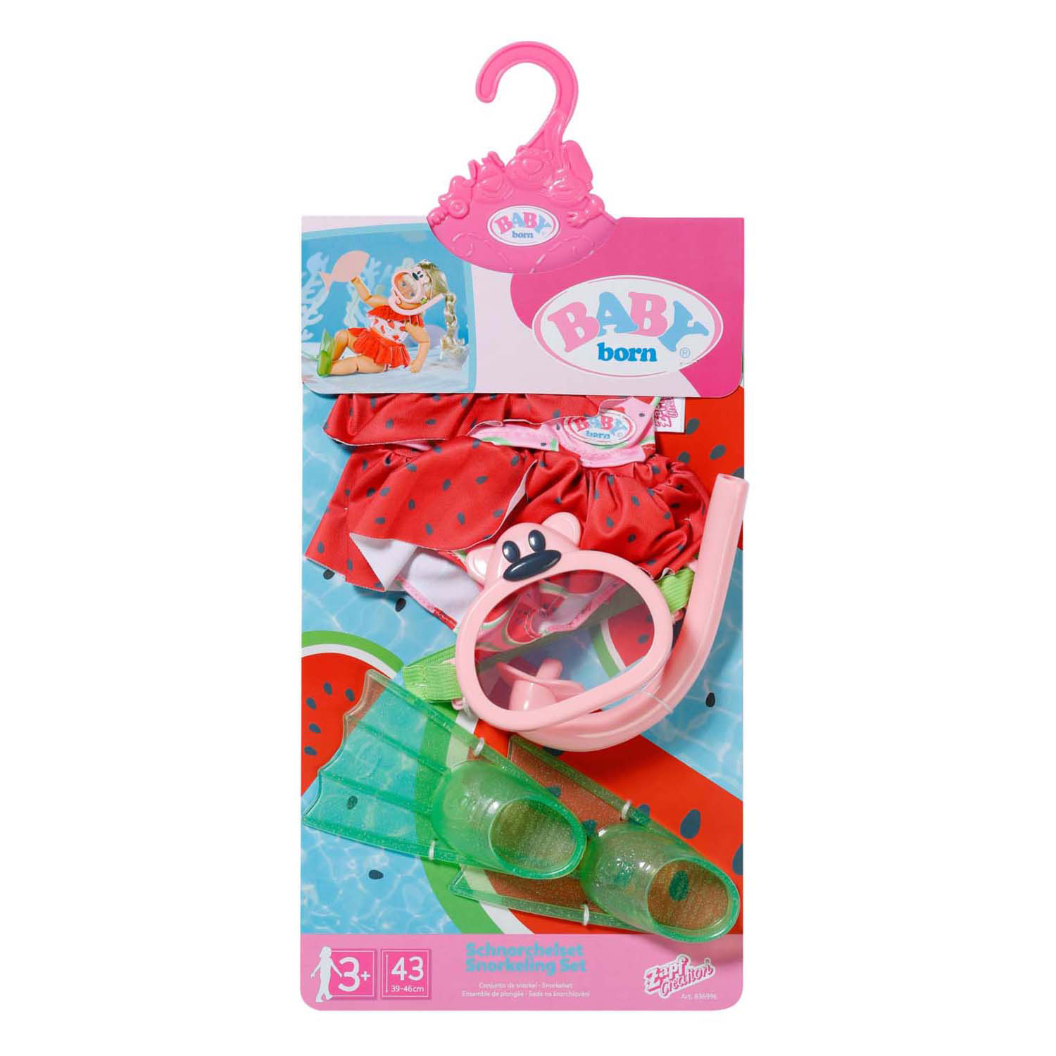 BABY born Snorkel Set - 43cm BABY born Snorkel Set - 43cm