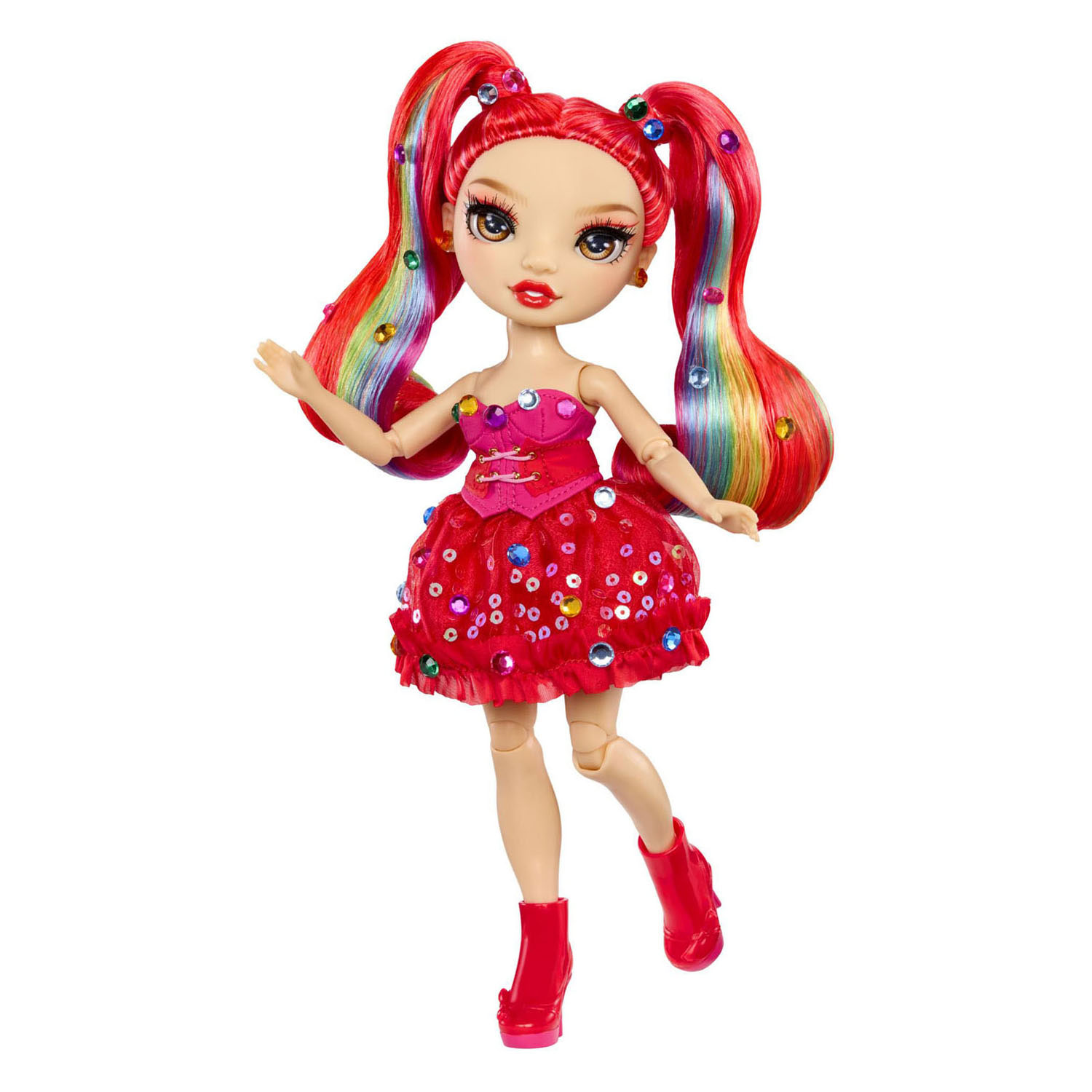 Dazzling Fashion Dolls Vivienne Rouge Modepop - Rood