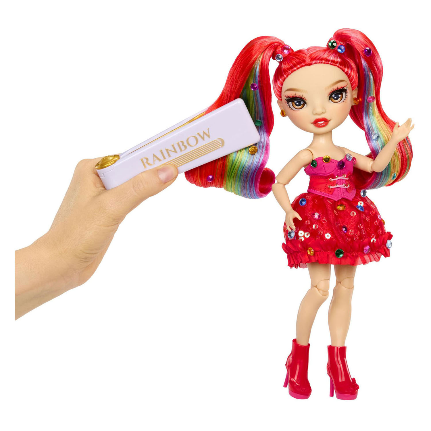 Dazzling Fashion Dolls Vivienne Rouge Modepop - Rood
