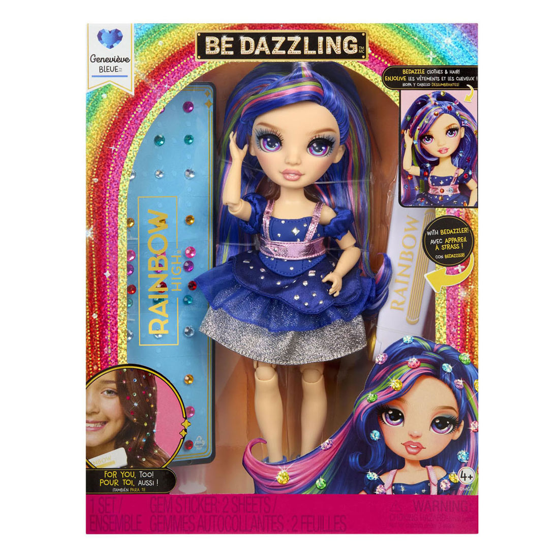Dazzling Fashion Genevieve Bleue Modepop - Blauw