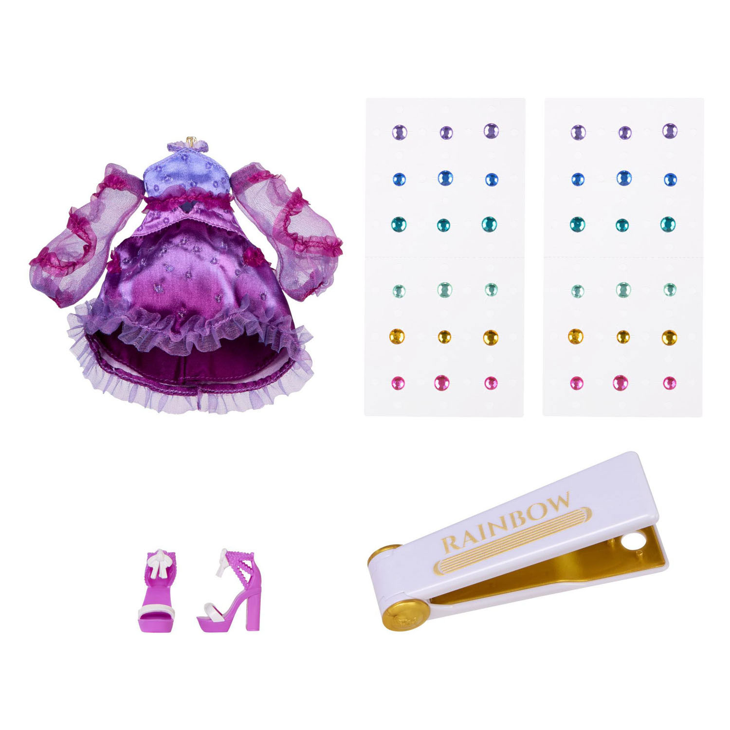 Dazzling Fashion Dolls Noemie Violette Modepop - Paars