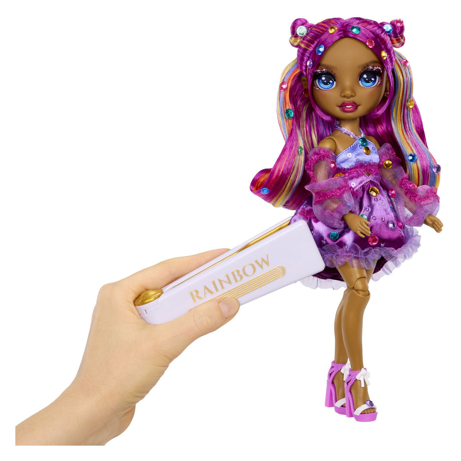 Dazzling Fashion Dolls Noemie Violette Modepop - Paars