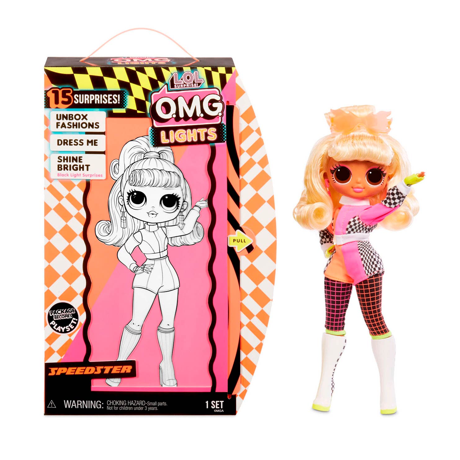 L.O.L. Surprise OMG Doll Lights Series - Speedster