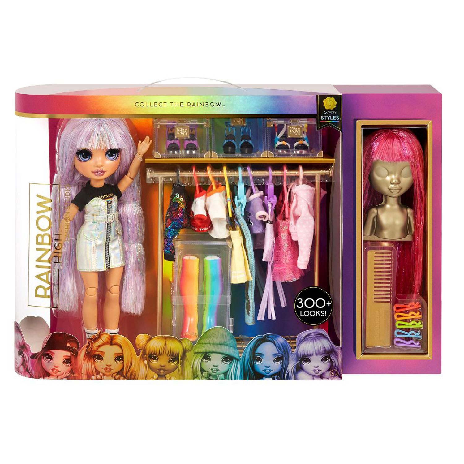 Rainbow High Fashion Studio mit Puppe