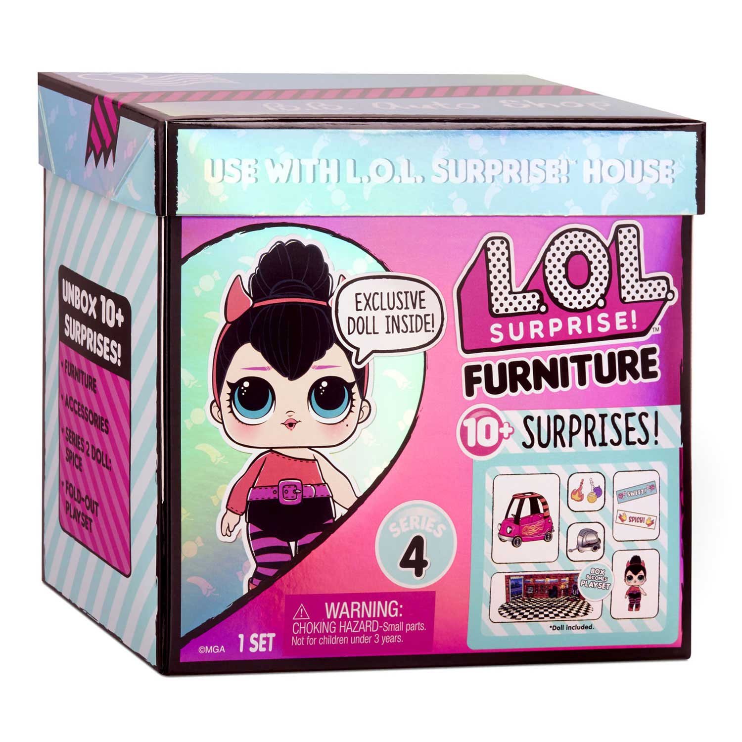 lied Beschikbaar Jane Austen L.O.L. Surprise Furniture met Pop - BB Auto Shop &amp; Spice online kopen |  Lobbes Speelgoed