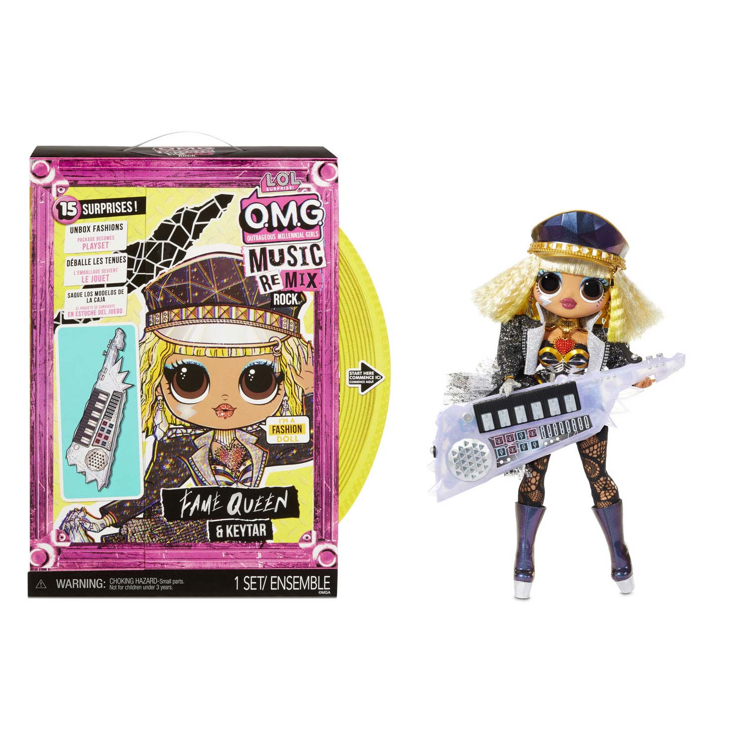 LOL. Überraschen Sie OMG Pop Remix Rock-Fame Queen und Keytar