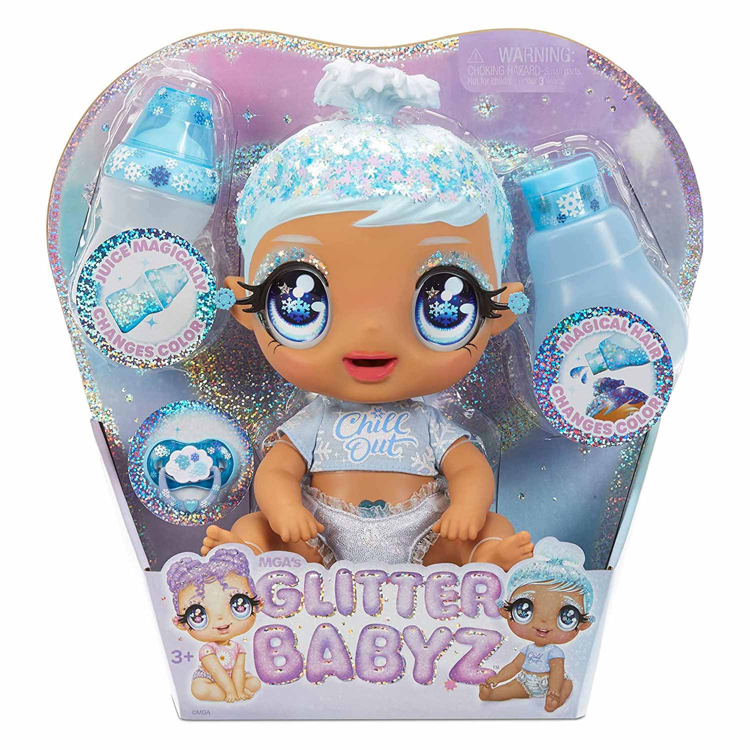Glitter Babyz Pop – Hellblaue Schneeflocke