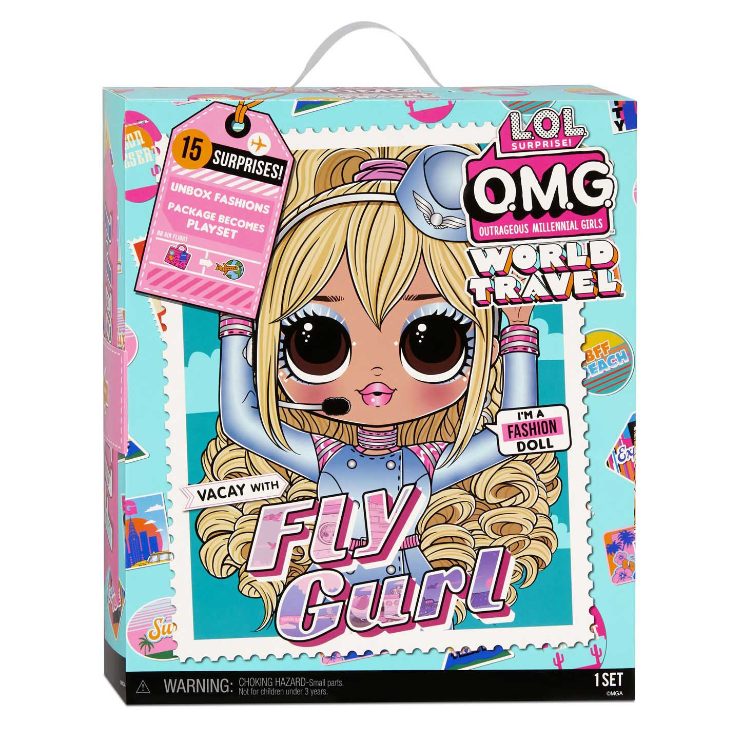 L.O.L. Surprise OMG Travel Doll - Fly Gurl