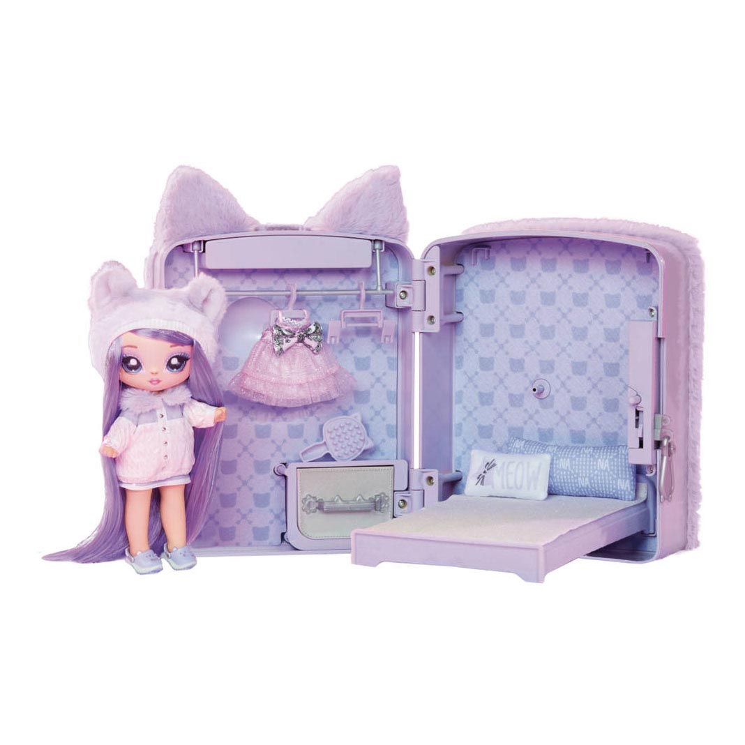 Na!Na!Na! Surprise 3in1 Backpack Bedroom - Lavender Kitty