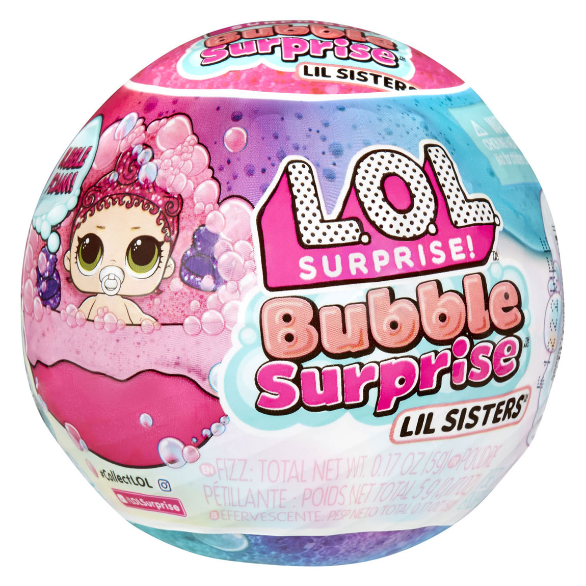 L.O.L. Surprise Bubble Surprise Lil Sisters Mini Pop
