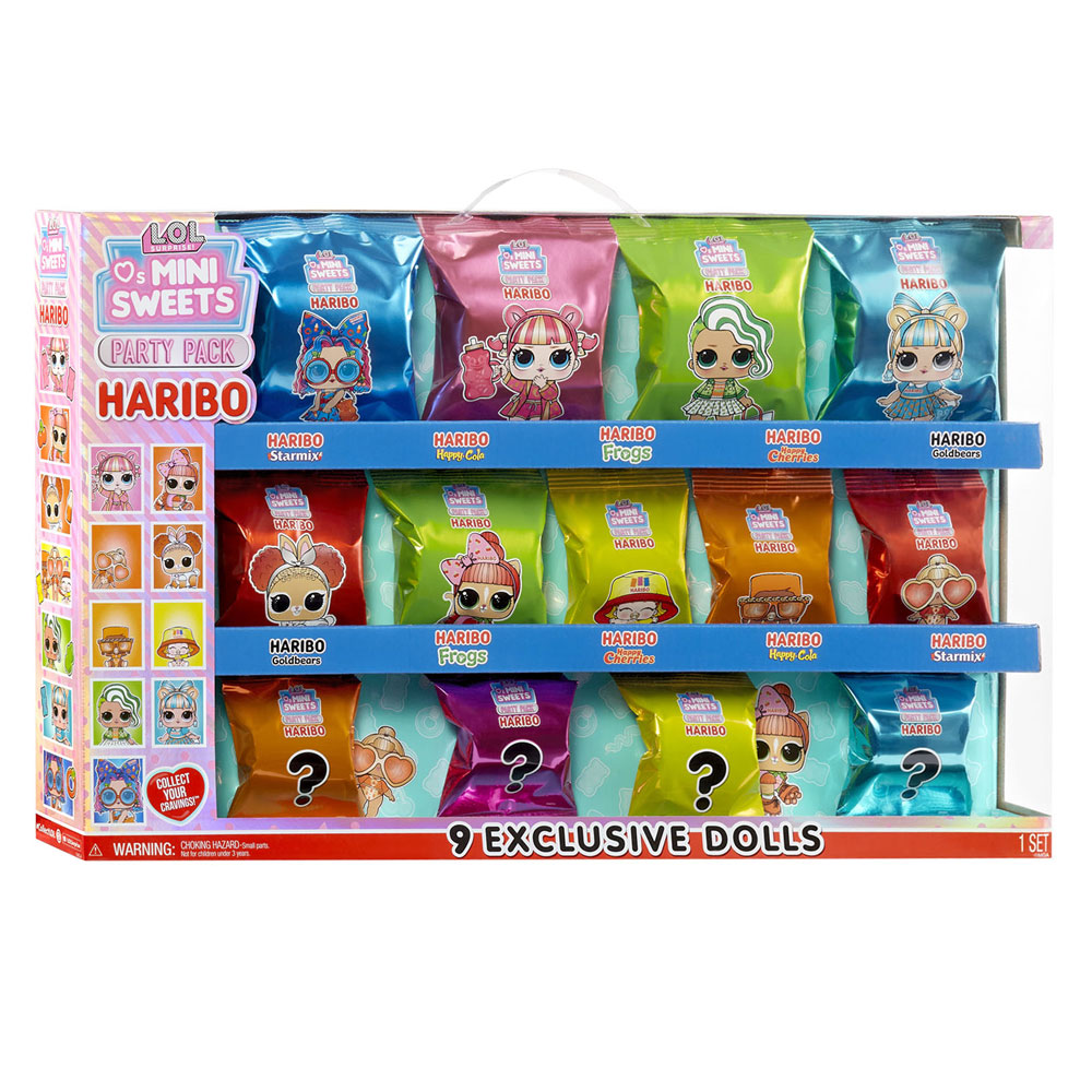 LOL. Surprise Loves Mini Sweets X Haribo Mini Pop Party Pack