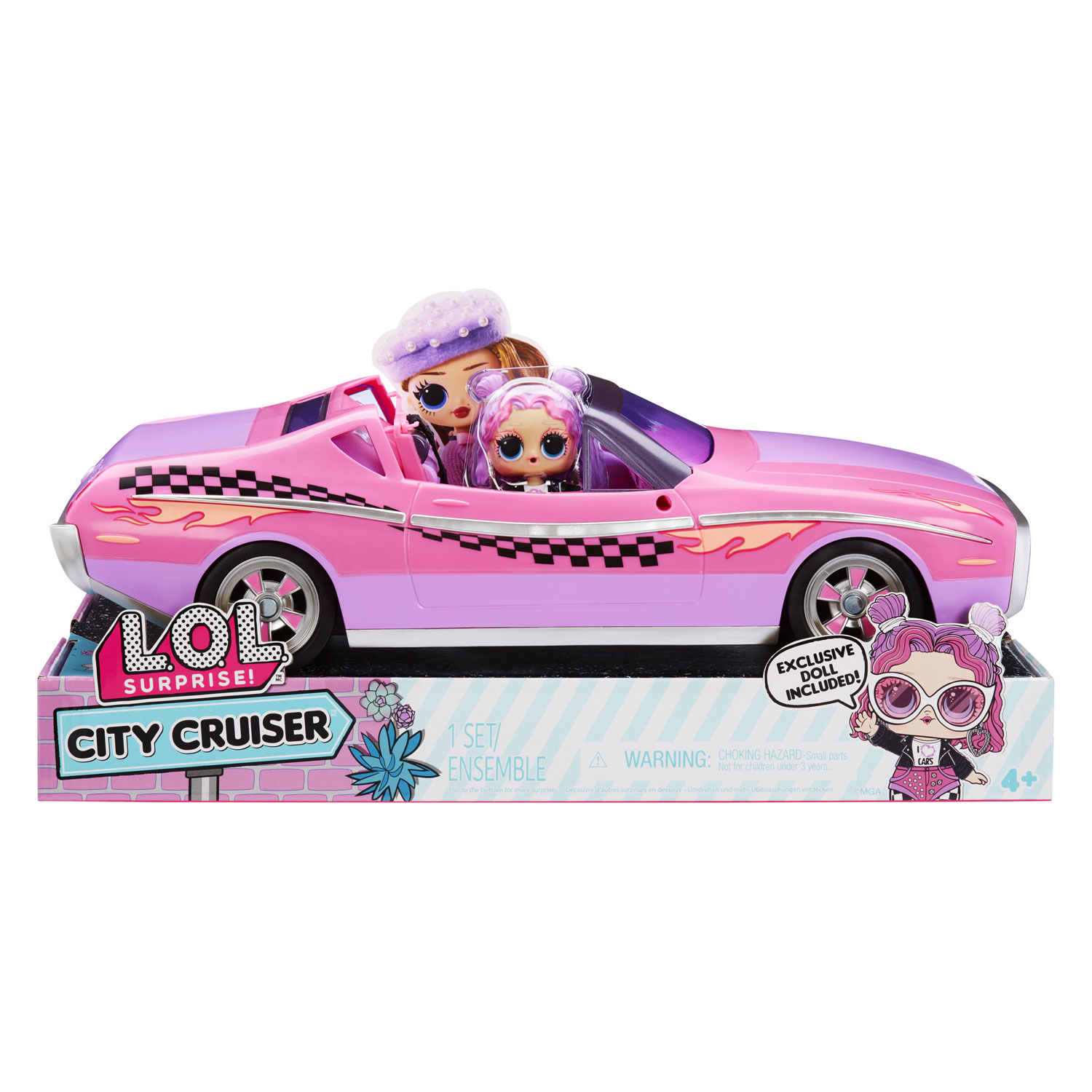 MDR. Surprise City Cruiser avec Fashion doll