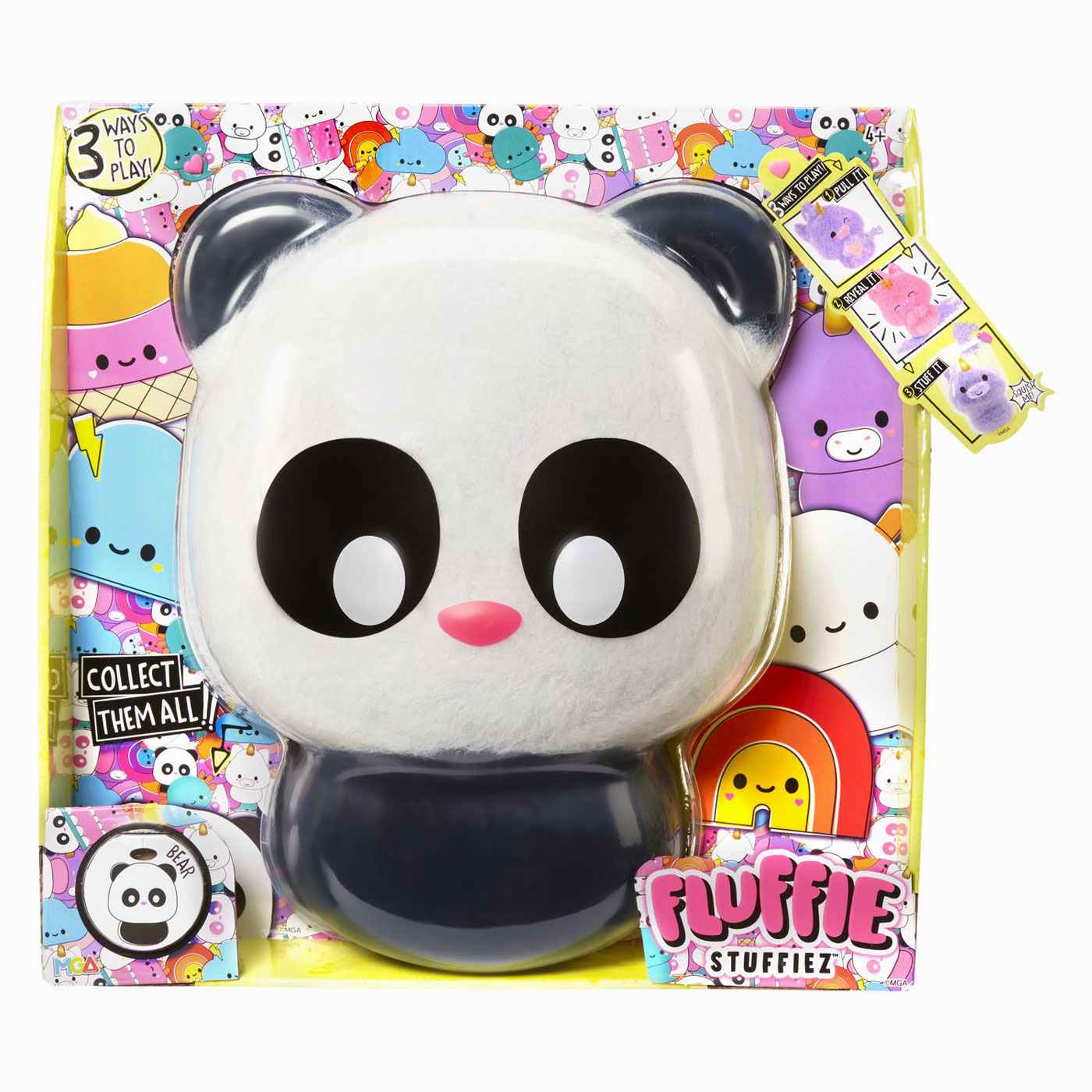 Fluffie Stuffiez - Grote Plush - Panda - Pluk Knuffel