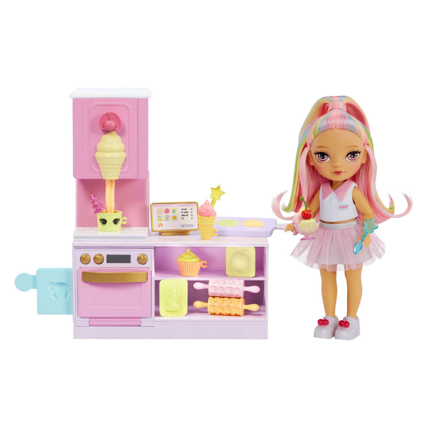 Rainbow High Pop Kleine Dessertwinkel met Kandy Speelset