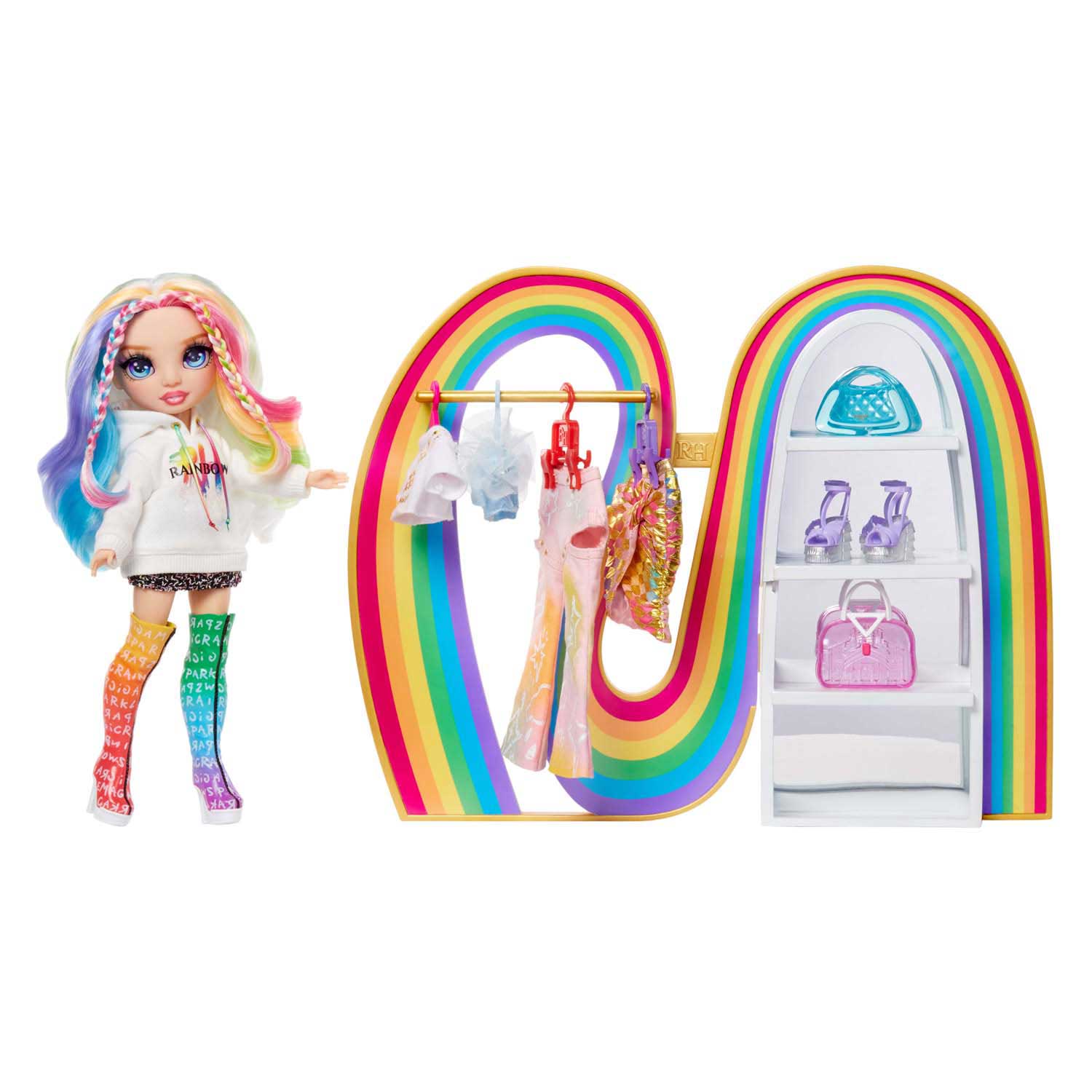 Rainbow High Amayas Regenbogenschrank-Spielset