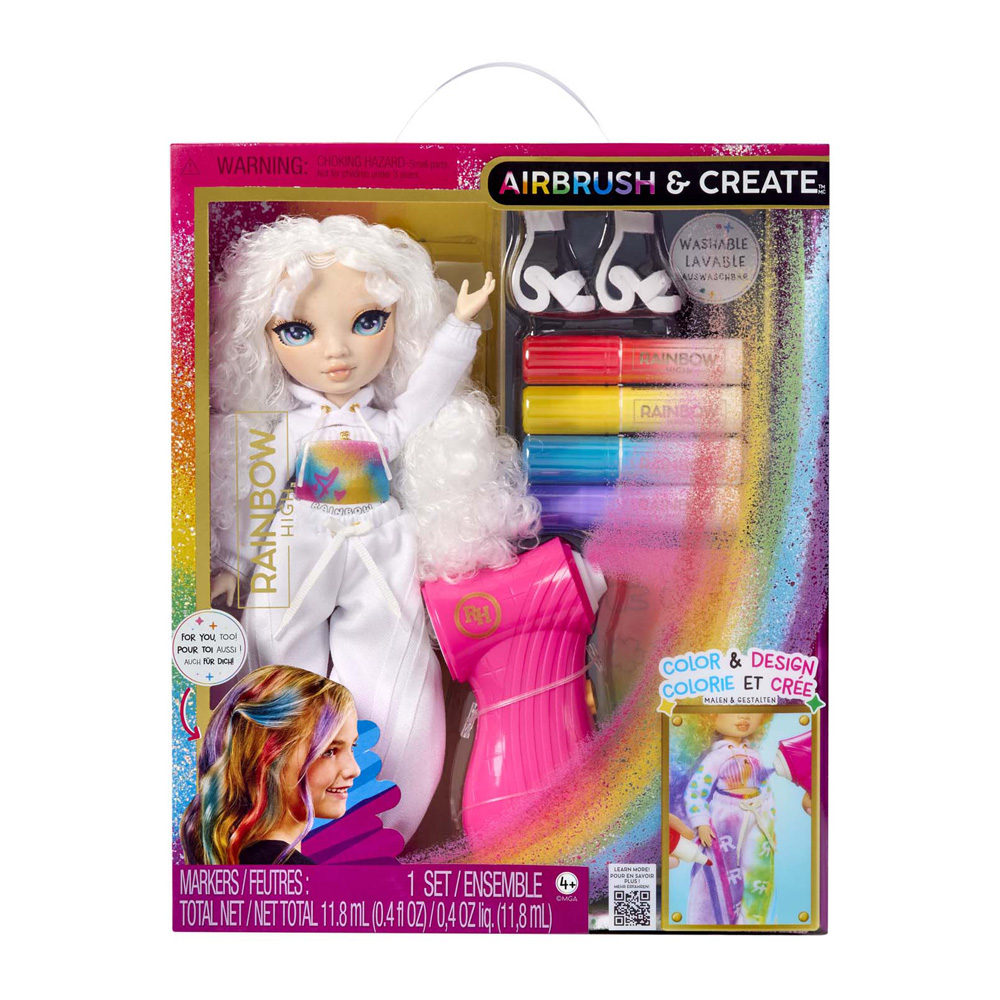 Rainbow High Air Brush & Create Fashion Pop – Grüne Augen