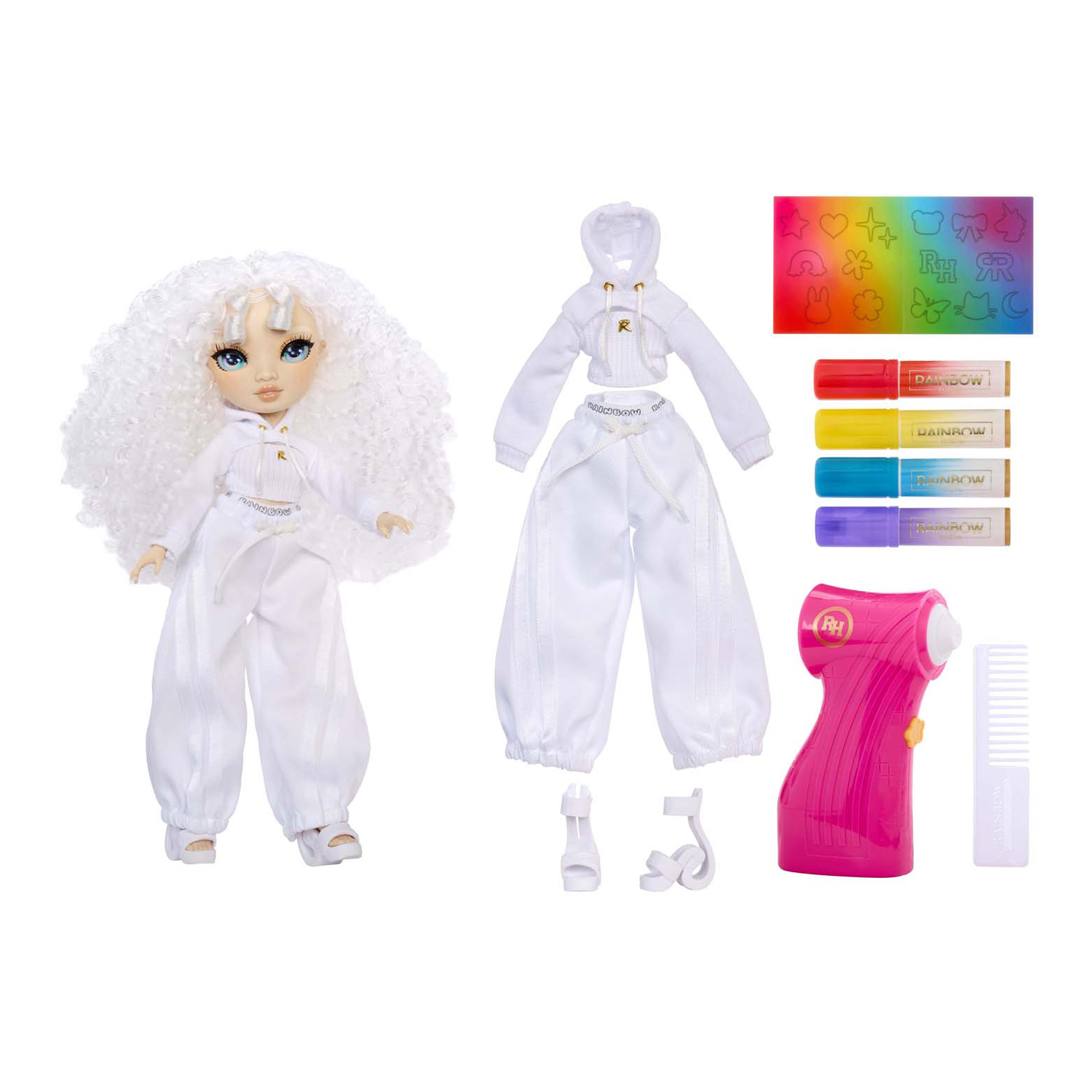 Rainbow High Air Brush & Create Fashion Pop – Grüne Augen