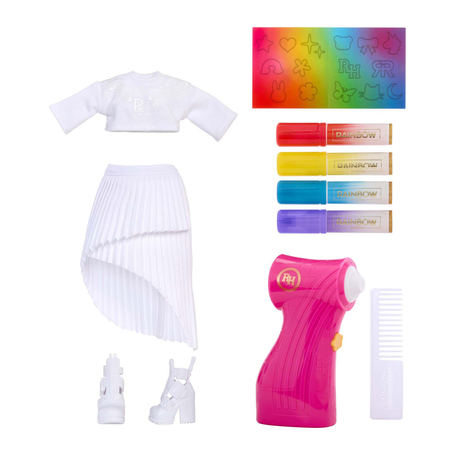Rainbow High Air Brush & Create Fashion Pop – Lila Augen