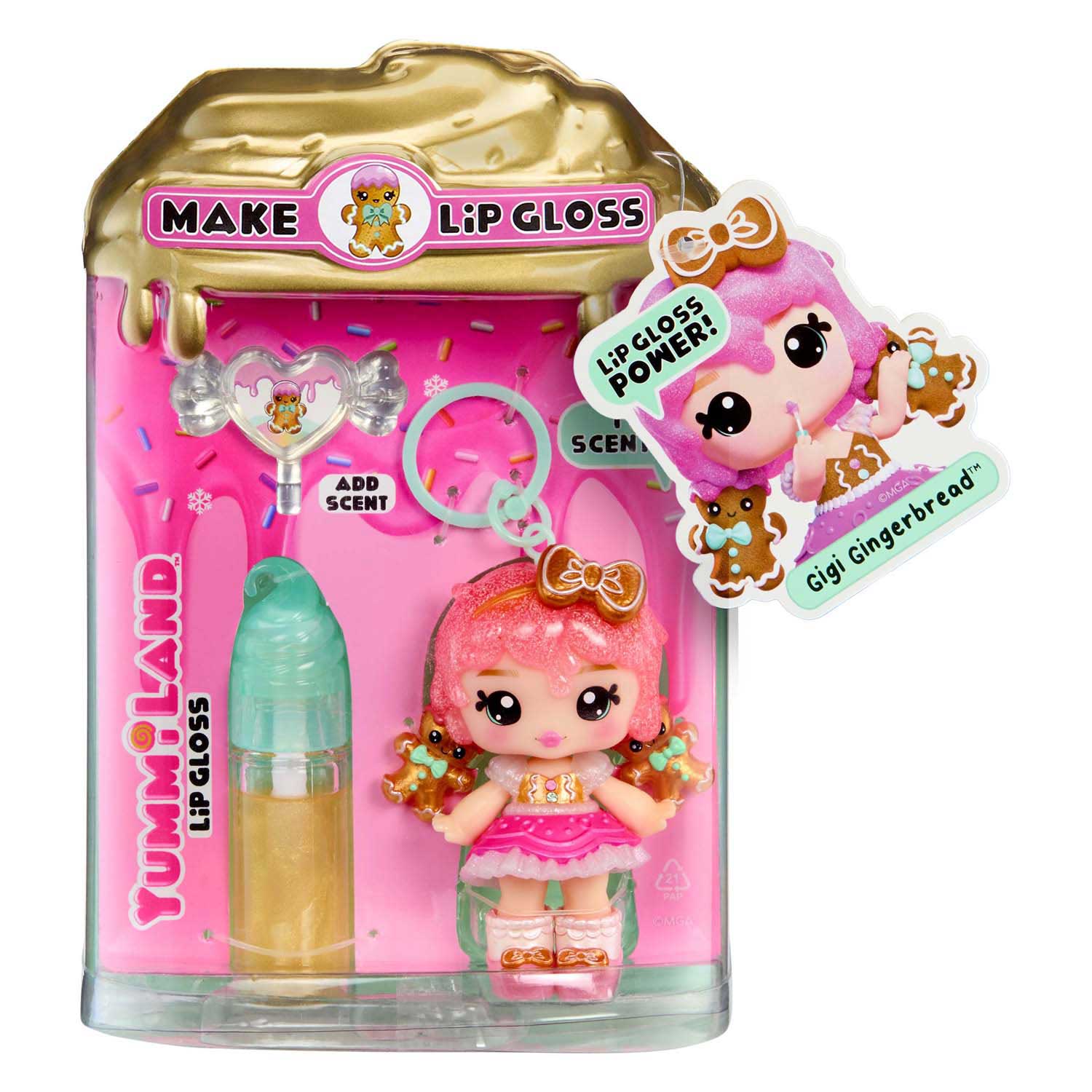 Yummiland Pop - Gigi Gingerbread met Lipgloss Set