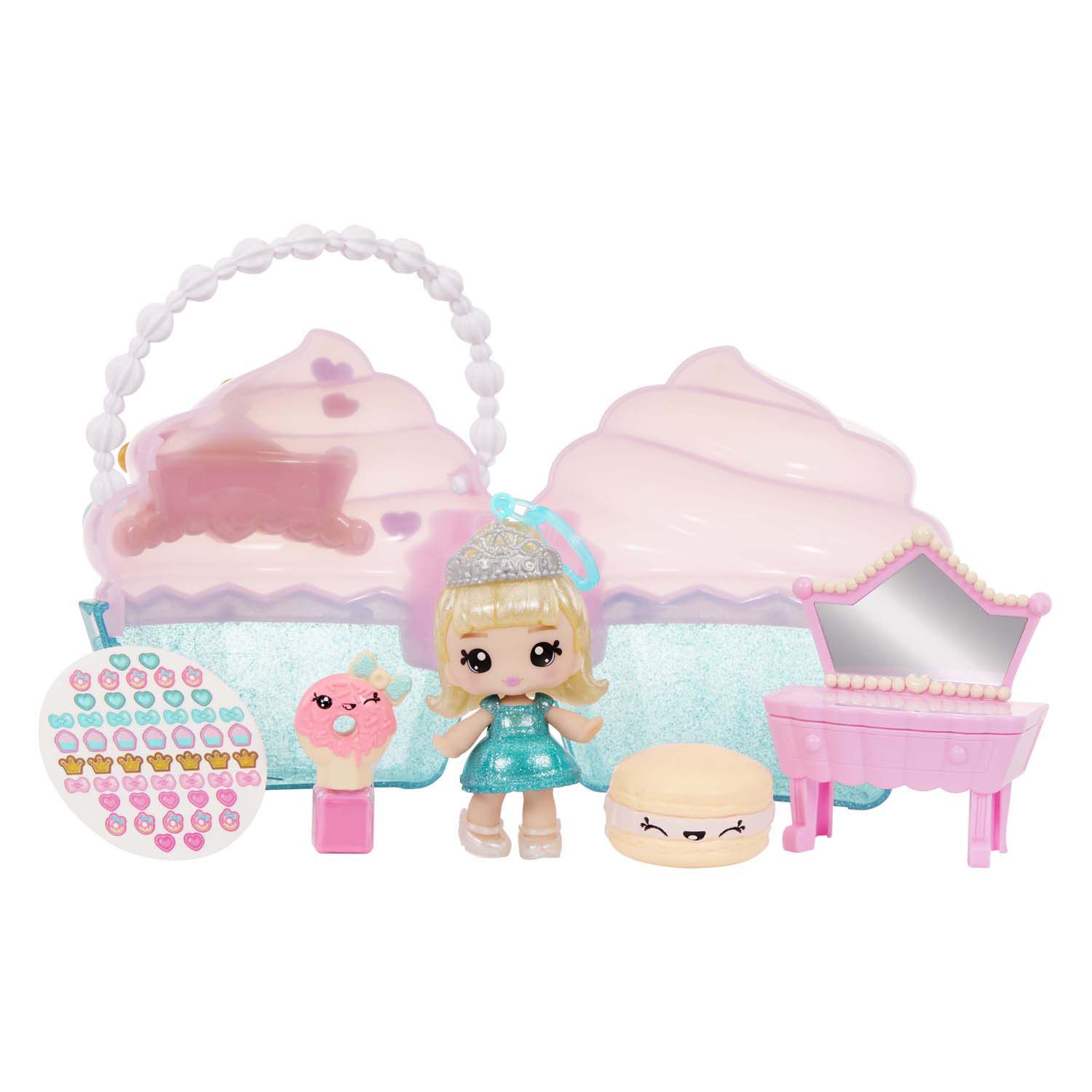 Beauty Bag-Spielset und Lipgloss Pop – Cupcake