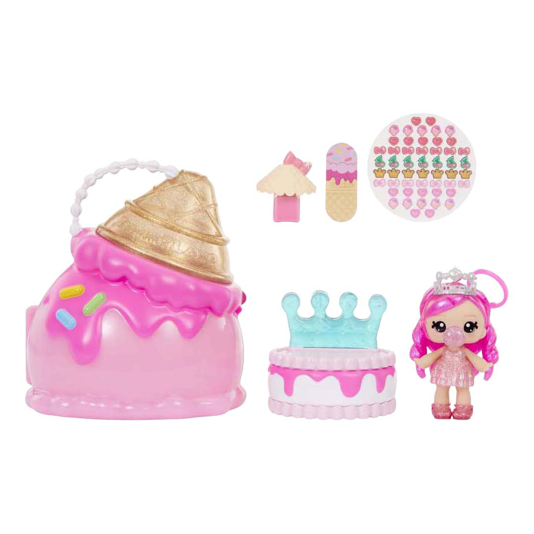 Kosmetiktasche-Spielset + Lipgloss-Pop – Eiscreme-Kosmetiktasche