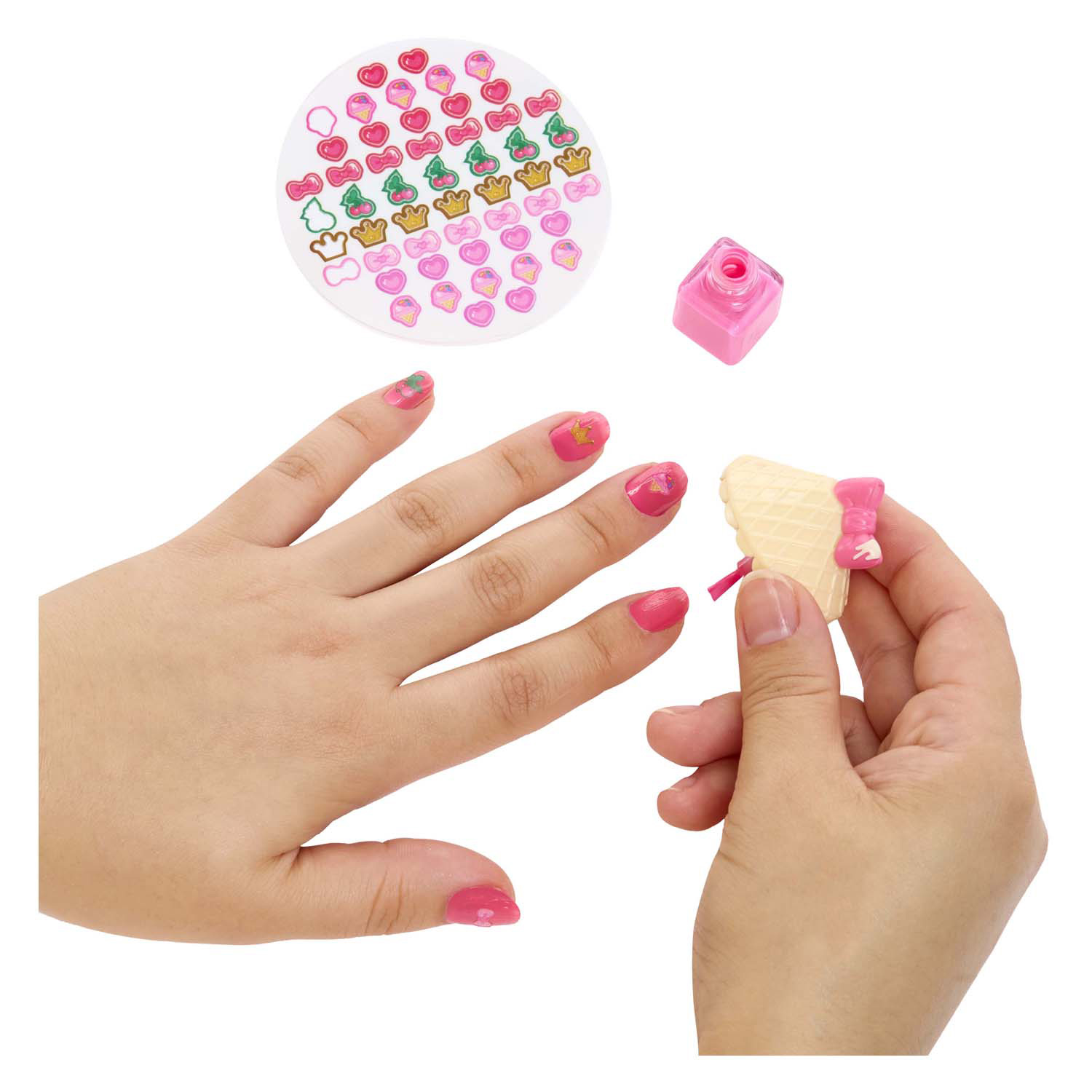 Kosmetiktasche-Spielset + Lipgloss-Pop – Eiscreme-Kosmetiktasche
