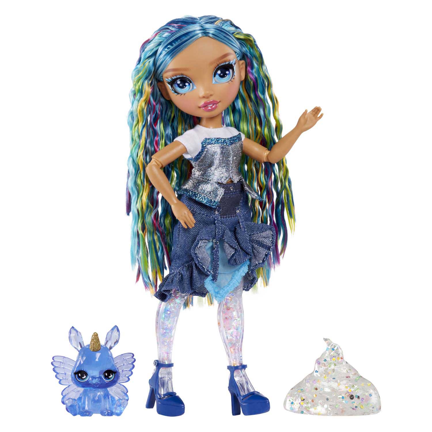 Rainbow High Modepop met Slijm - Skyler