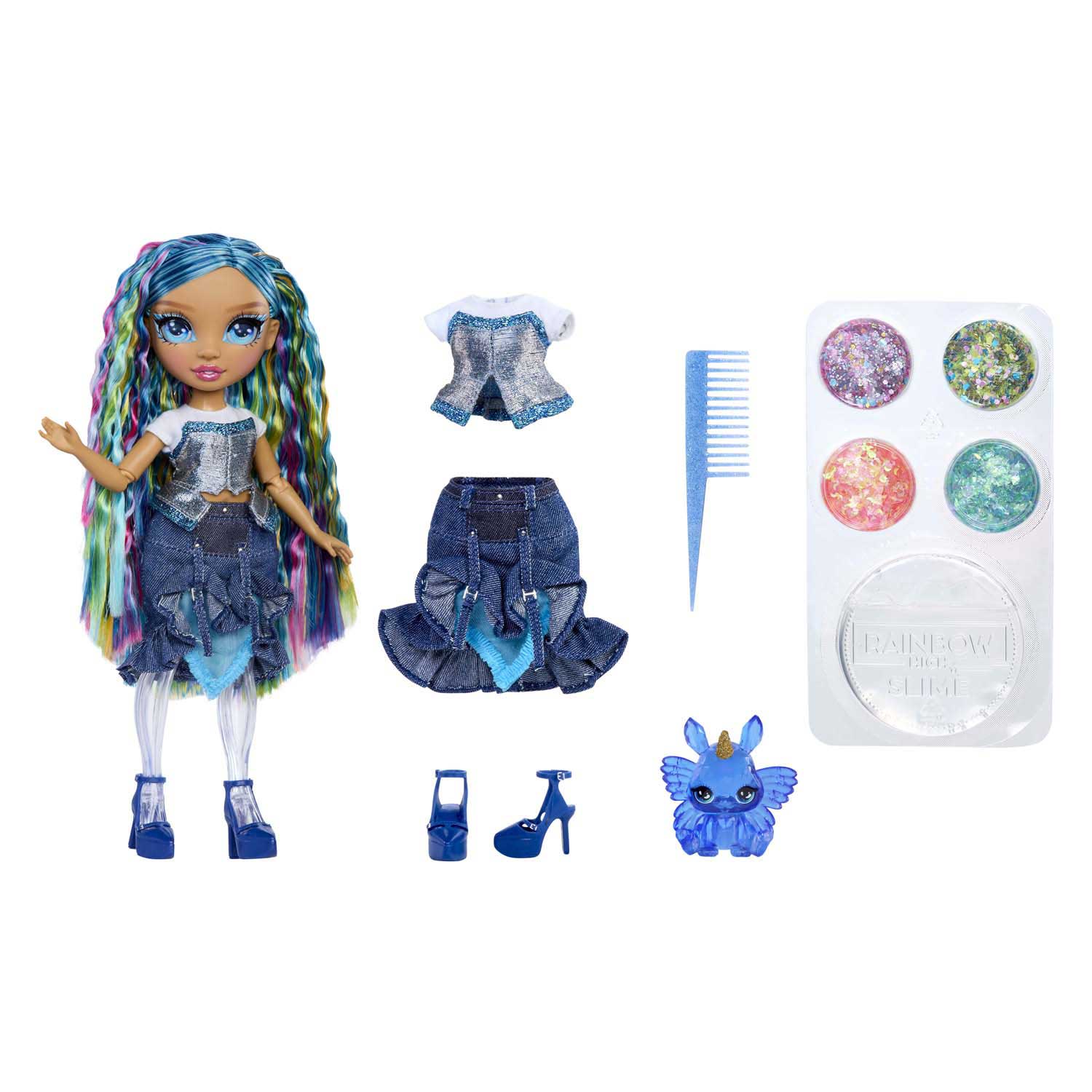 Rainbow High Modepop met Slijm - Skyler