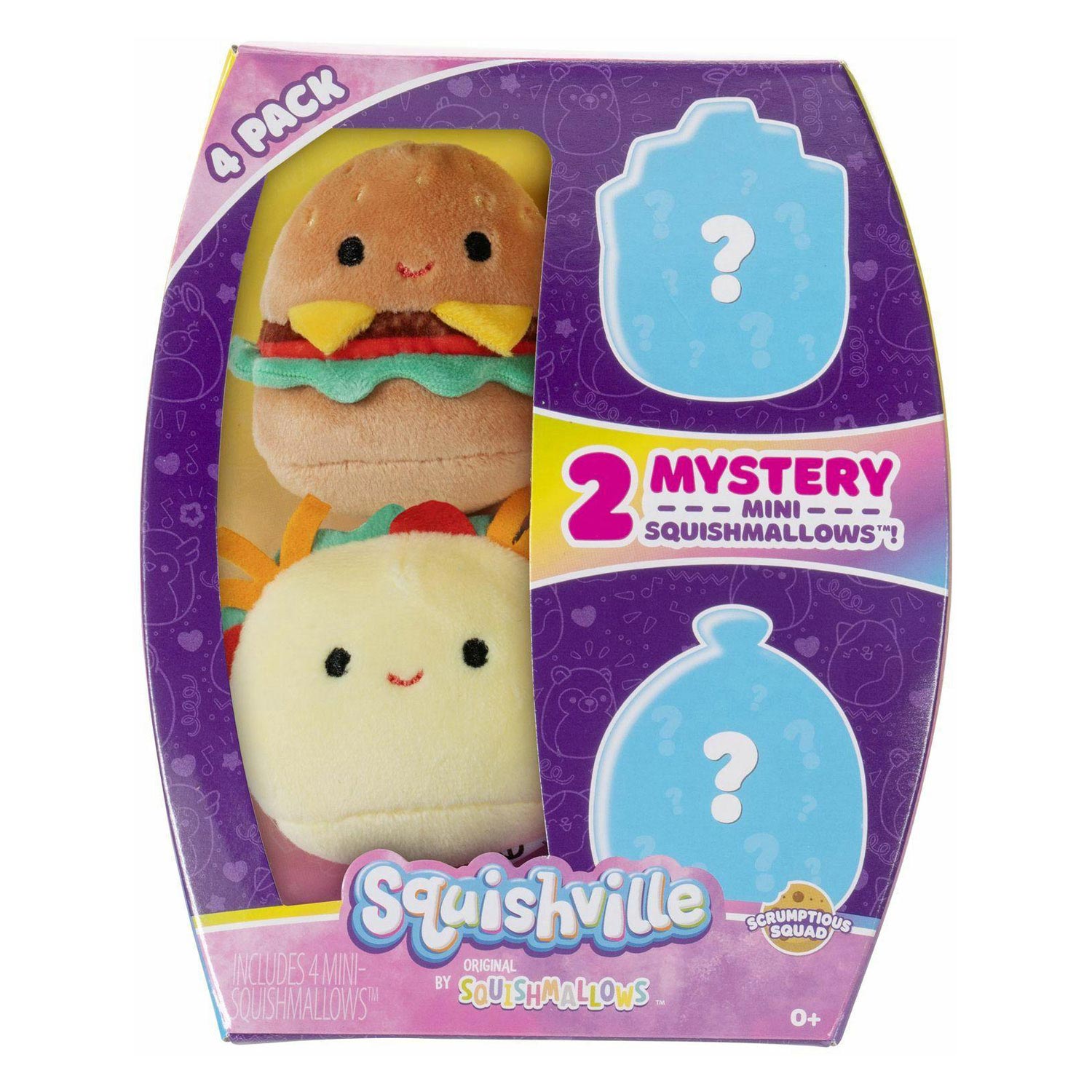 Squishville Mini Squishmallow 4er Pack