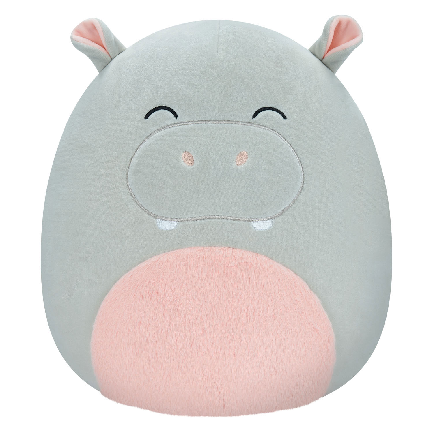 Squishmallows Knuffel Pluche - Harrison the Grey Hippo, 30cm
