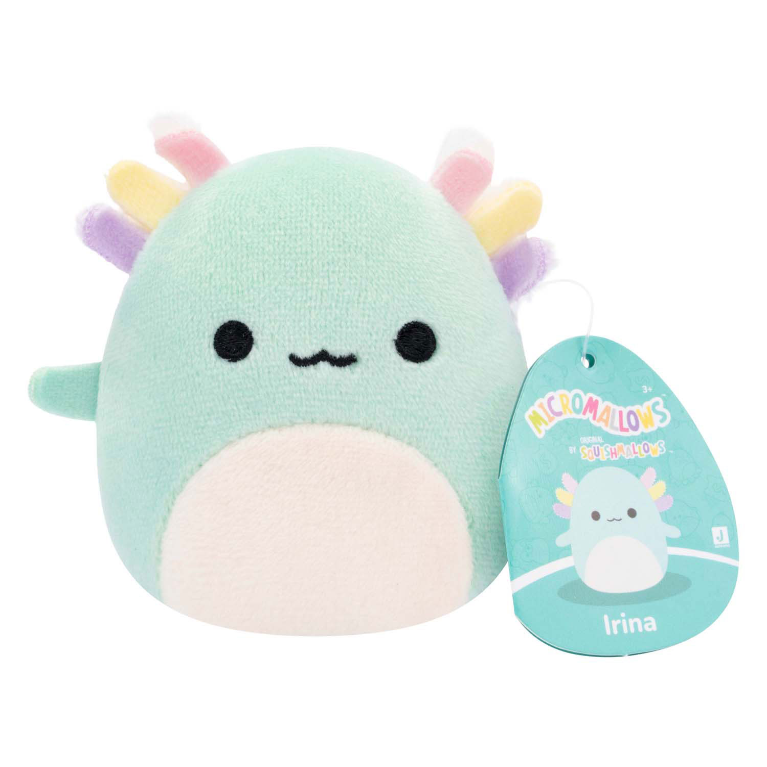 Peluche câlin Squishmallows - Animaux Micromallows, paquet de 4