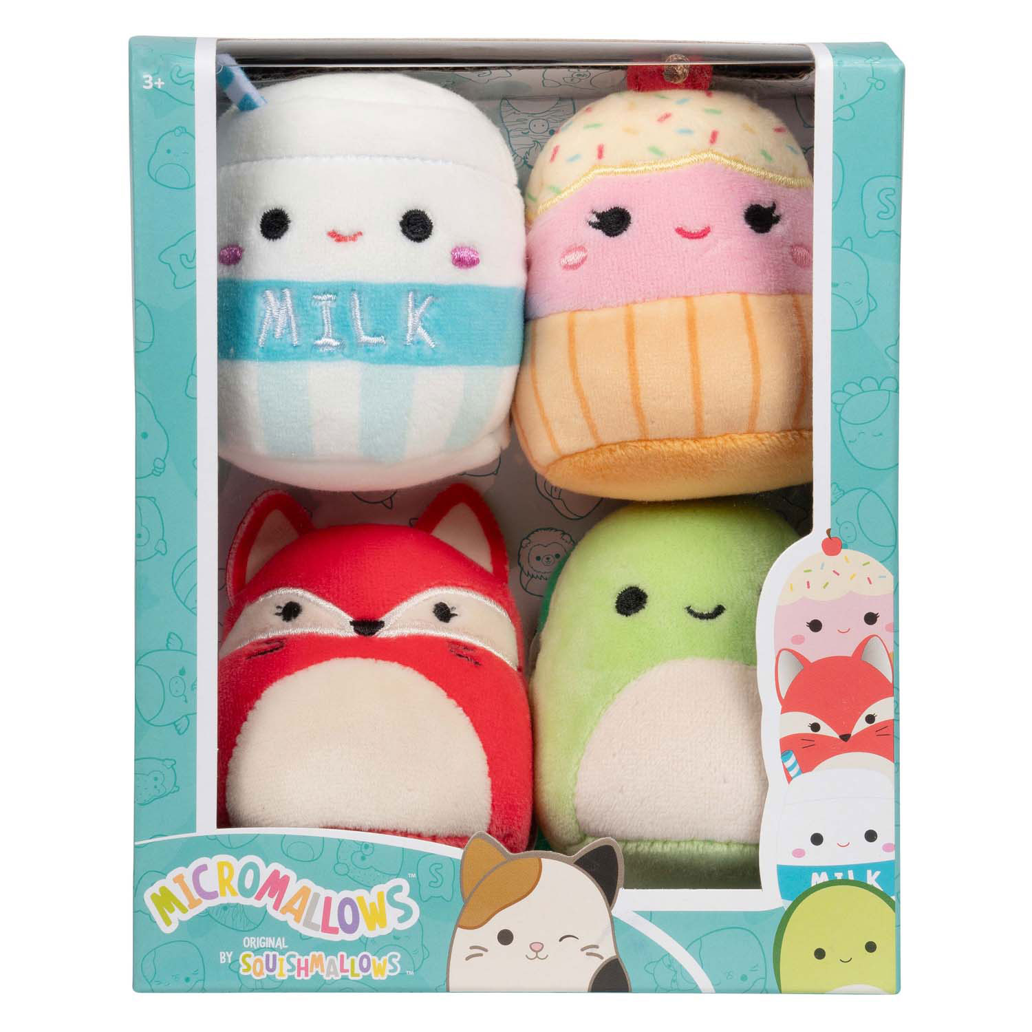 Squishmallows Plüschtier – Micromallows, 4er-Pack