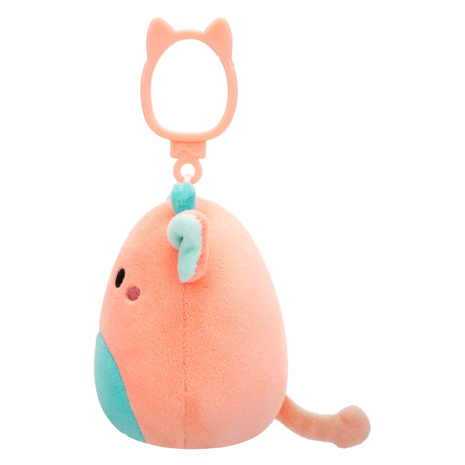 Squishmallows Schlüsselanhänger Plüschtier – Chitra Aqua Goblin, 8 cm