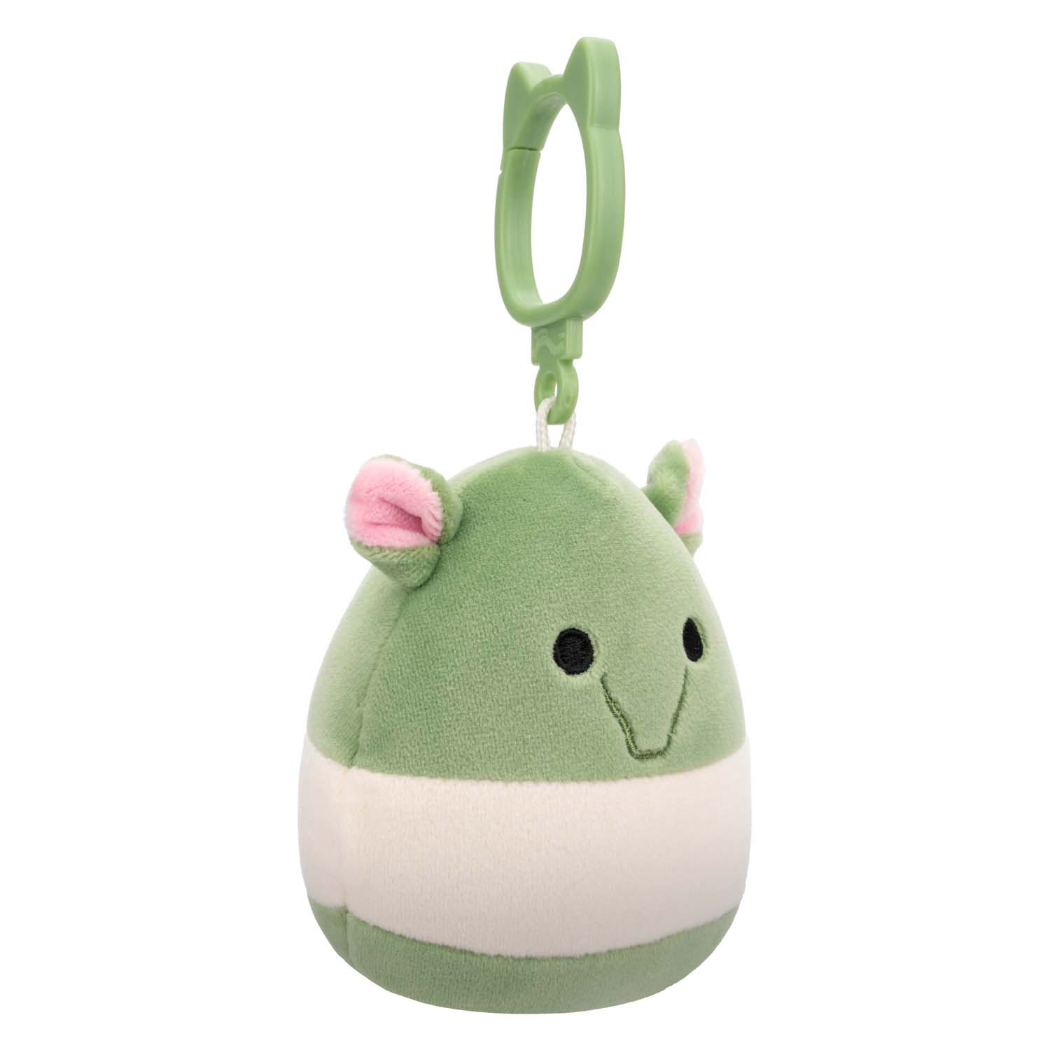 Squishmallows Schlüsselanhänger Plüschtier – Gerald Olive, 8 cm