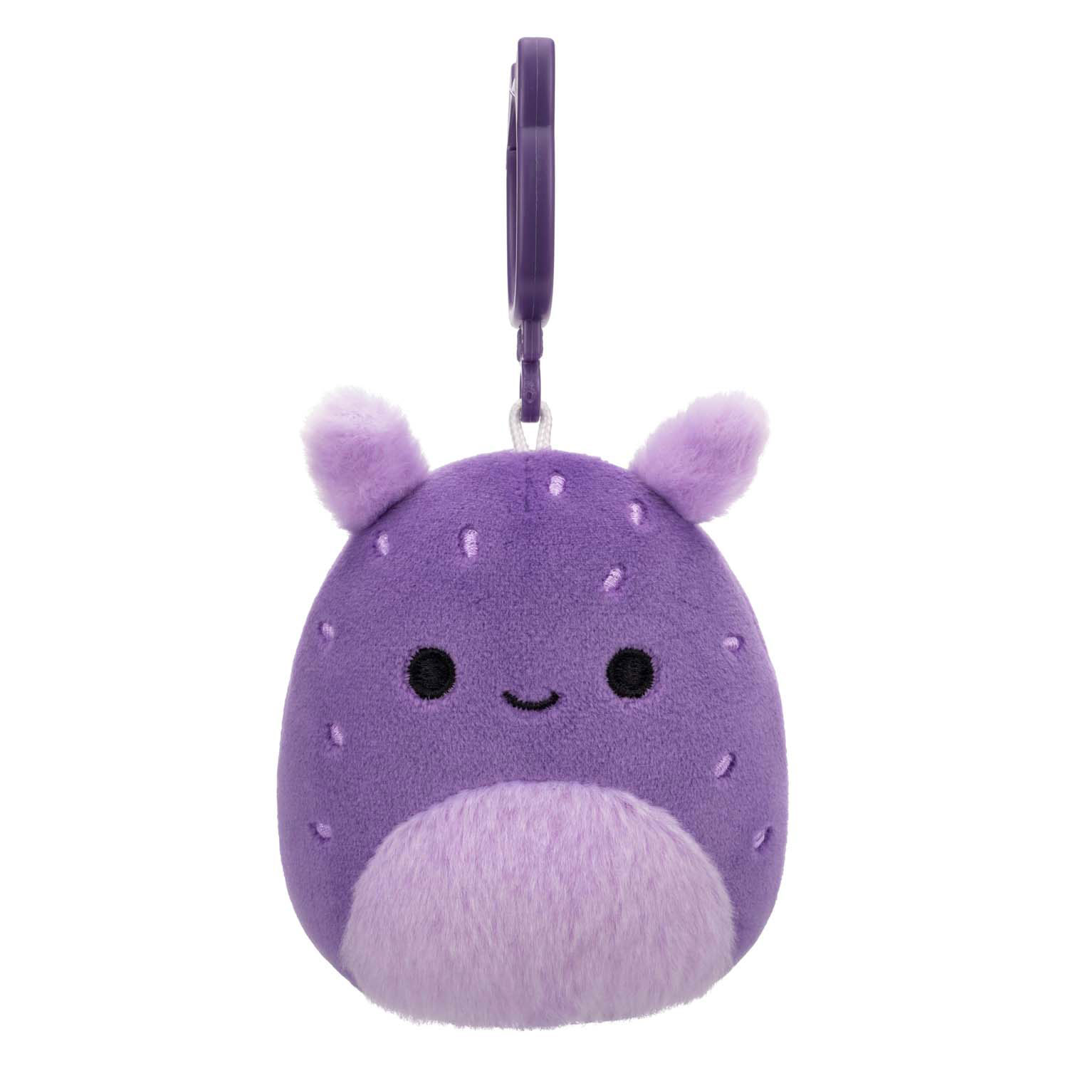 Squishmallows Schlüsselanhänger Plüschtier – Seekaninchen, 8 cm