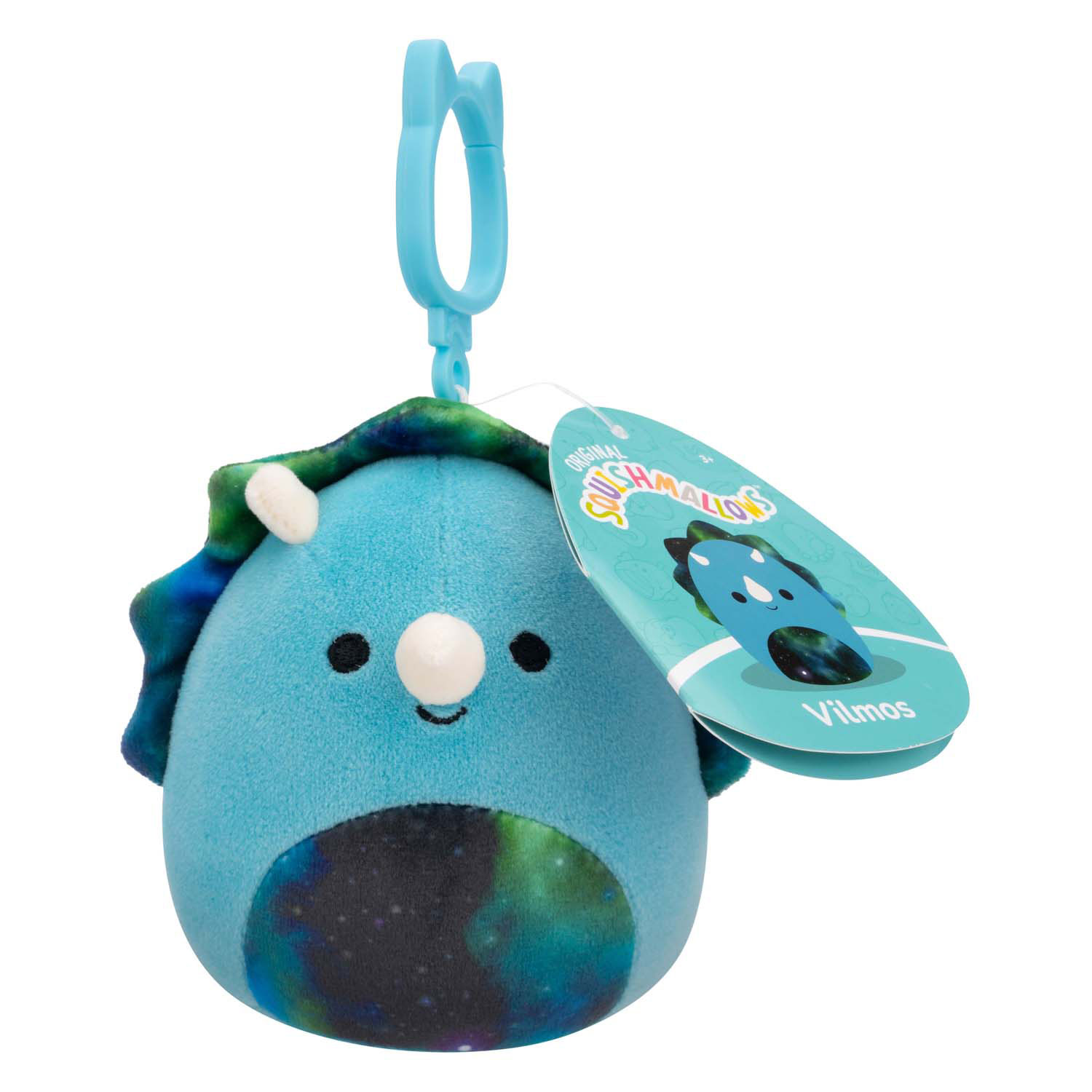 Squishmallows Porte-clés en peluche – Vilmos, 9 cm