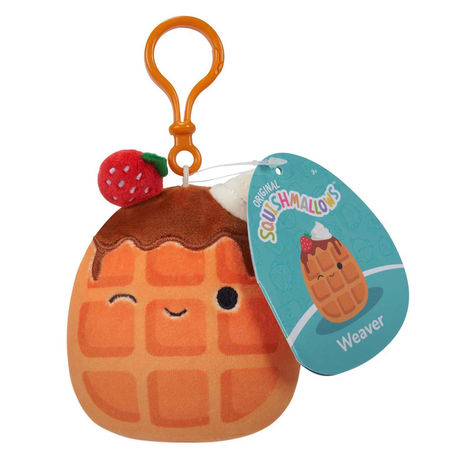 Porte-clés Squishmallows Weaver, 9 cm