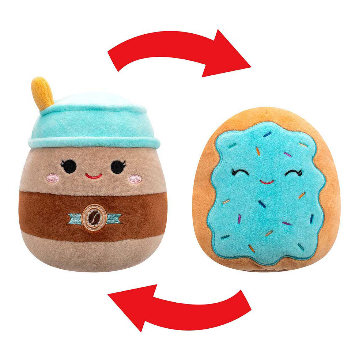 Squishmallows Flipmallows Knuffel Pluche - Hautley & Erissa, 11cm