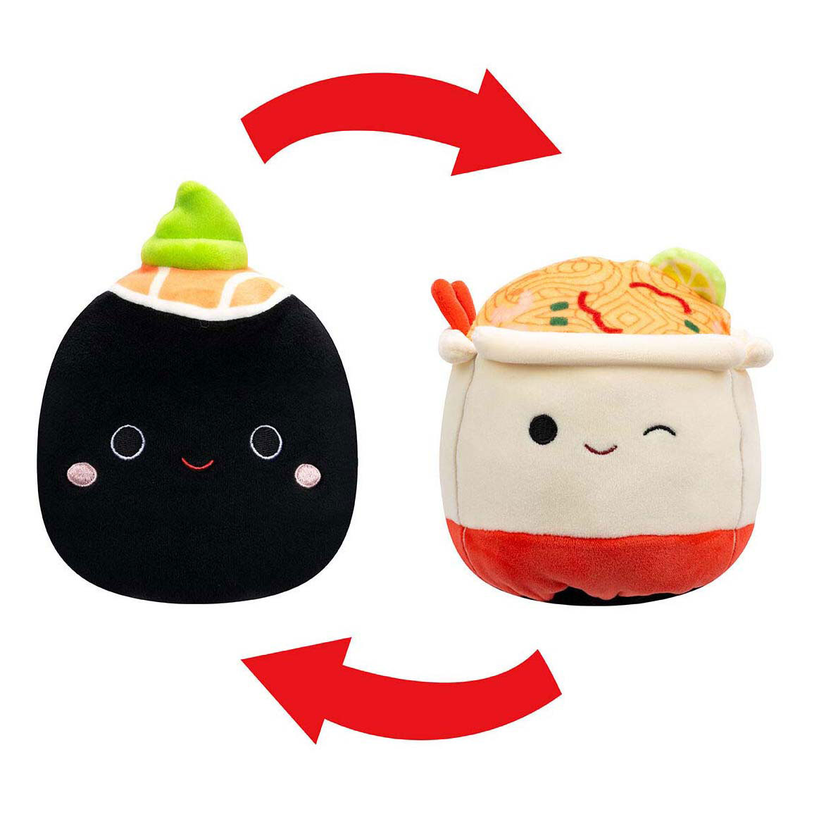 Peluche Flipmallows Squishmallows - Shozo & Daley, 11 cm