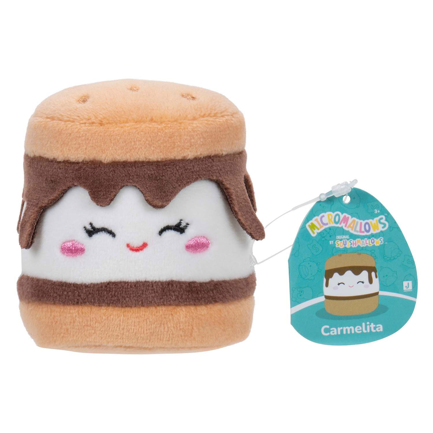 Squishmallows Knuffel Pluche - Micromallows Wendy,Jeanne,Carmelita,Lucian, 4-Pack