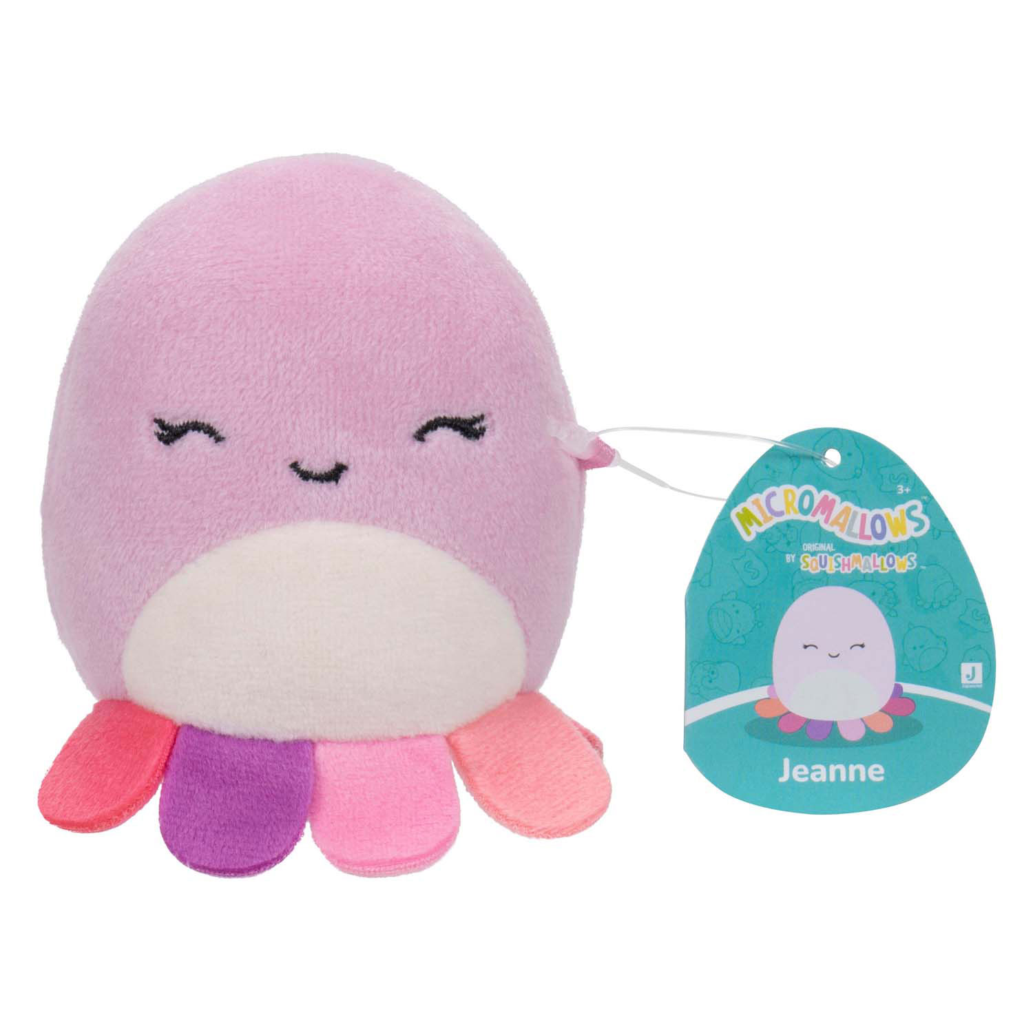 Squishmallows Knuffel Pluche - Micromallows Wendy,Jeanne,Carmelita,Lucian, 4-Pack