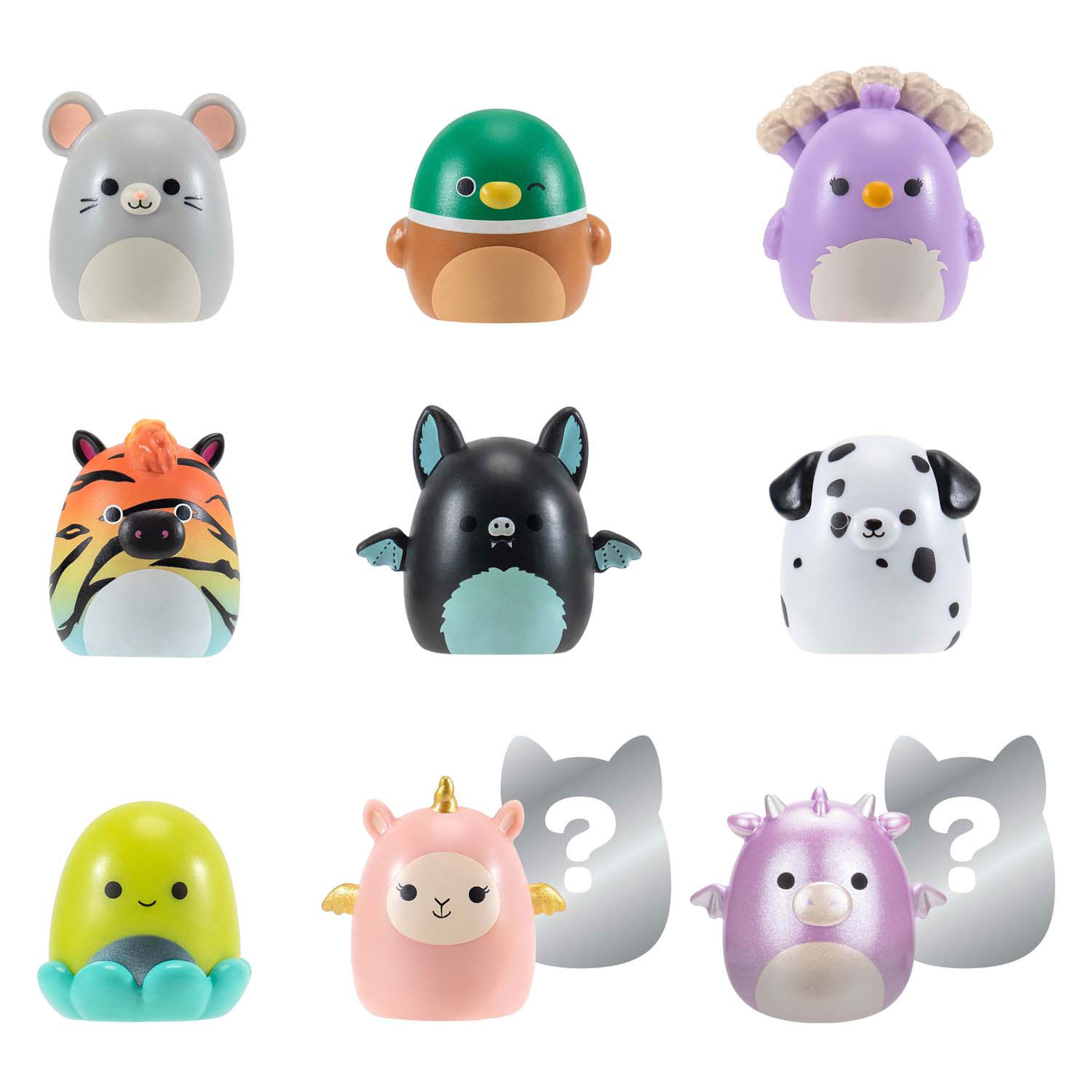 Figurines Squishmallows Squish-al-longs - Style 2, 8 pcs.