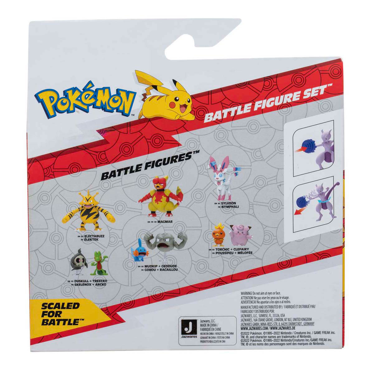 Pokémon Battle Figuren Mew en Mewtwo