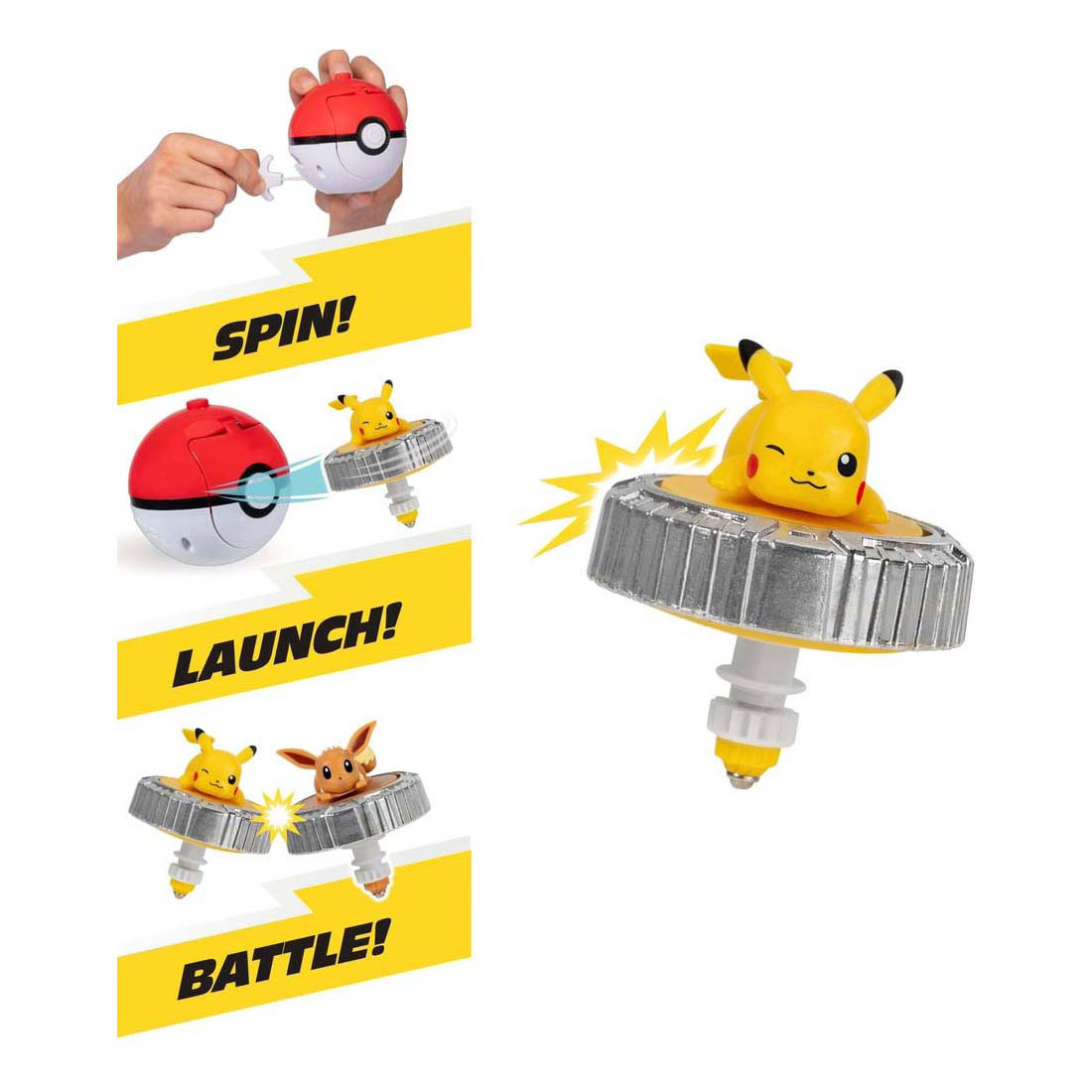Pokémon Battle Spinner Game - Pikachu & Pokéball