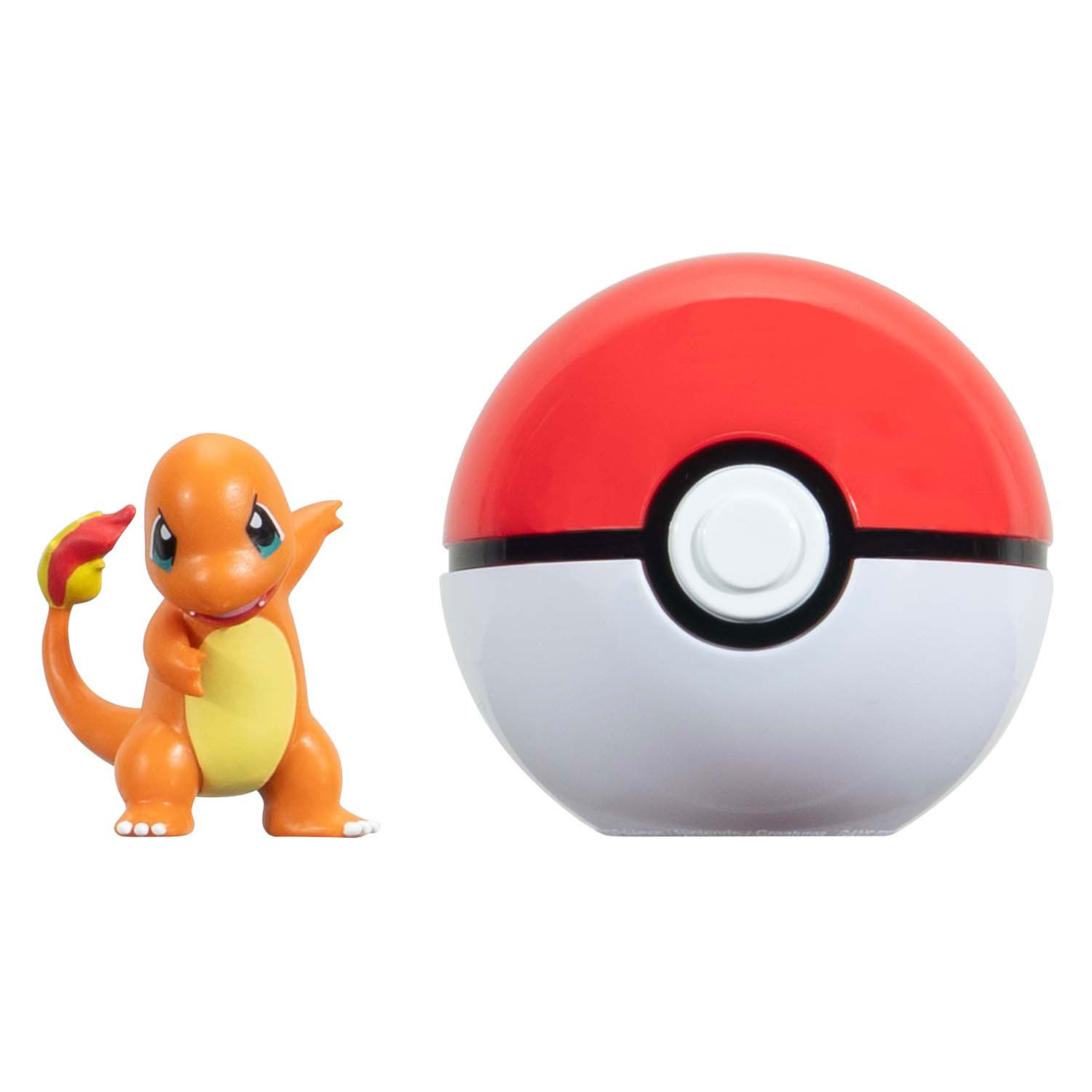 Pokémon - Clip N Go Charmander met Pokébal