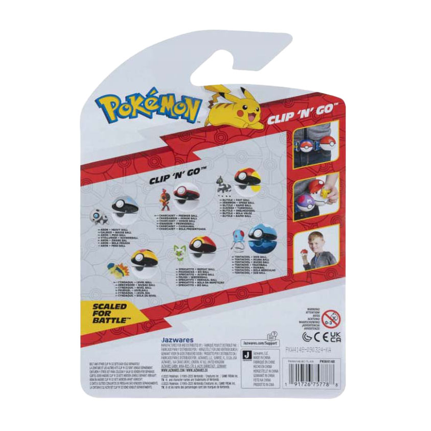 Pokémon - Clip N Go Charcadet Premier Ball