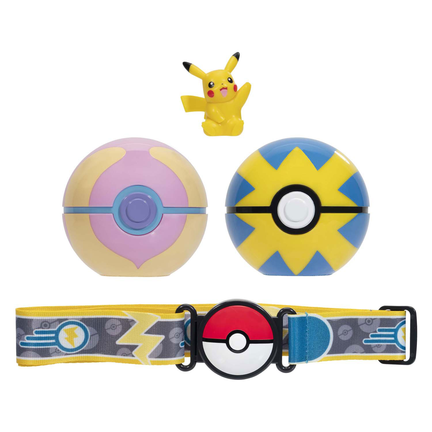 Pokémon Clip N Go met Riem Speelset Pikachu